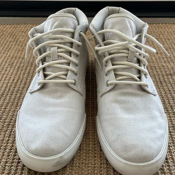 Timberland Olive White Boots 10 - Picture 5 of 12